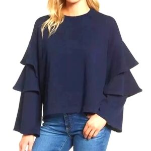 AG flutter sleeve top